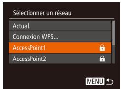 CANON IXUS 275 - Accedez au menu Wi-Fi. - 5