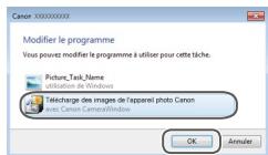 CANON IXUS 275 - Mettez l'appareil photo sous tension pour acceder à CameraWindow. - 1