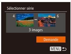 CANON IXUS 275 - Configuration de l'impression pour une plage d/images - 3