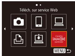 CANON IXUS 275 - Accedez au menu Wi-Fi. - 1