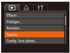 CANON IXUS 275 - Utilisation du menu - 1