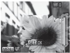 CANON POWERSHOT G5X - Choisissez [MF]. - 1