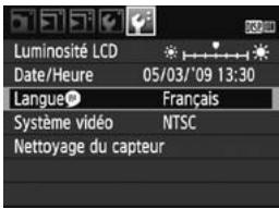 CANON EOS REBEL T1I - Sélection de la langue d'interface - 2