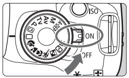 CANON EOS REBEL T1I - Mise sous tension - 1