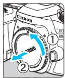 CANON EOS 80D - Montage et retrait de l'objet - 2