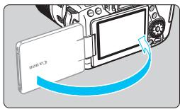 CANON EOS 80D - Faites pivoter l'écran LCD. - 1