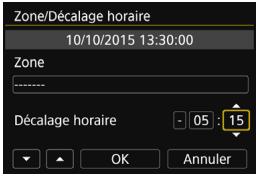 CANON EOS 80D - Réglez le fuseau horaire. - 4