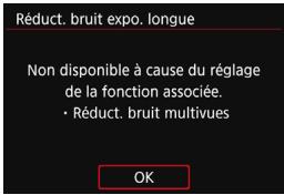 CANON EOS 80D - Éléments de menu grisés - 2