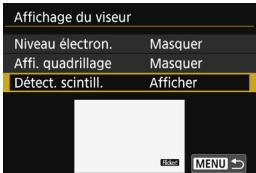 CANON EOS 80D - Sélectionnez [affichage du viseur]. - 1