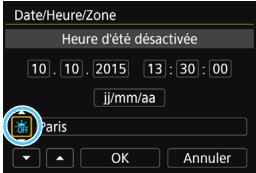 CANON EOS 80D - Réglez le fuseau horaire. - 6