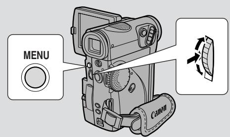 CANON ELURA 2 - Selecting from the Menu - 5