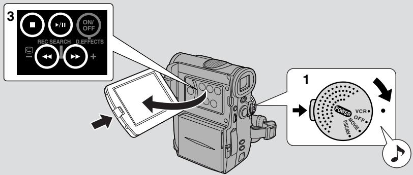 CANON ELURA 2 - Playing Back a Cassette - 1