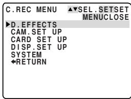 CANON ELURA 2 - PLAY MENU (ELURA2 MC only) CARD PLAY - 1