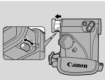 CANON ELURA 2 - Adjust the viewfinder - 1