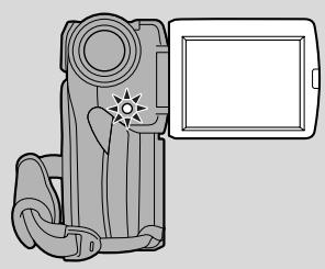 CANON ELURA 2 - Turning off the tally lamp - 3