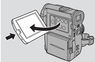 CANON ELURA 2 - Open the LCD screen - 1