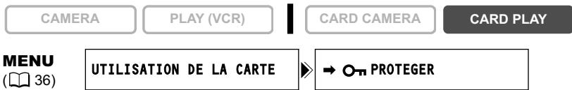 CANON MV850I - Protection pendant l'affichage de I'ecran d'index - 1