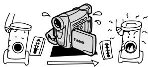 CANON MV850I - La condensation peut se former dans les cas suivants : - 4