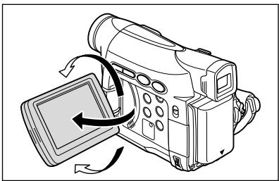 CANON MV850I - Ouvre I'ecran LCD de 90 degrs. - 1