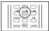 CANON MVX350I - Appuyez sur la touche STOP sur la télécommande sans fil pour arrêter le doublage. - 3