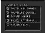 CANON MVX350I - Transfert de l'image sélectionnée - 1