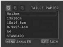 CANON MVX350I - Réglages du papier - 2