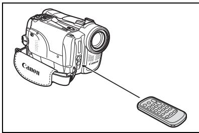 CANON MVX350I - Utilisation de la télécommande sans fil - 1