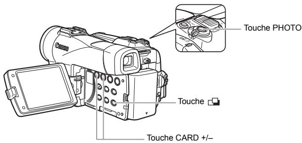 CANON MVX350I - Enregistrement d'images panoramiques (mode d'assemblage) - 1