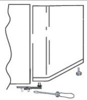 CANDY CCDS5142WH & CCDS 5142W,  CCDS 5142 WH - Inverser le SENS d'ouverture des PORTES - 1