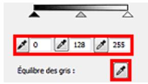 CANON PIXMA MG5150 - Ajustement des histogrammes (à l'aide du compte-gouttes) - 1