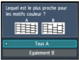 CANON PIXMA MG5150 - Examen du motif de vérification des buses - 2