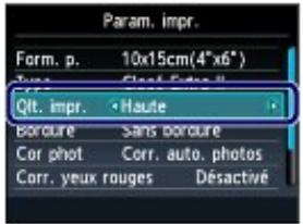 CANON PIXMA MG5150 - Opérations de base dans les écrans de paramètres - 2