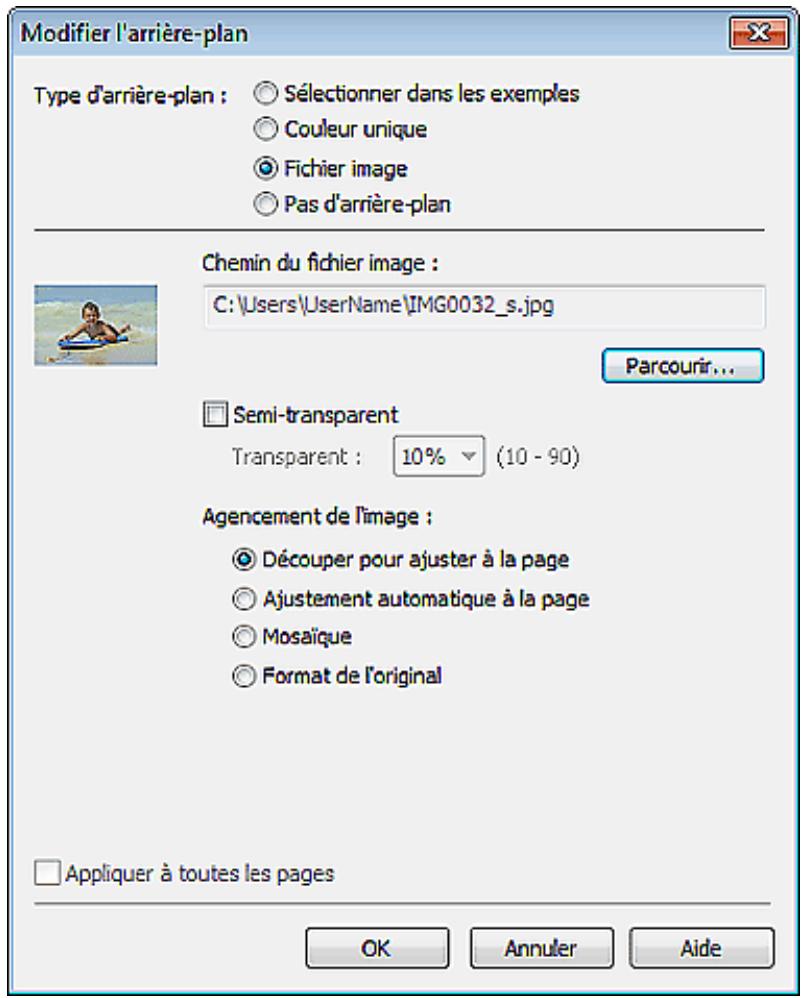 CANON PIXMA MG5150 - Si l'option fichier image est sélectionnée - 1