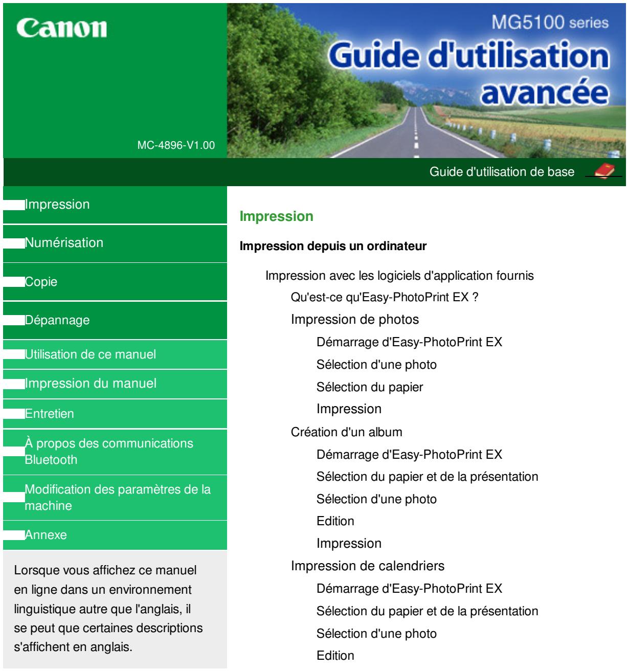 CANON PIXMA MG5150 - Conseil : imprimez le motif de vérification des buses pour voir si elles sont obstruées. - 4