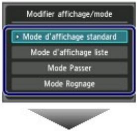 CANON PIXMA MG6150 - - Changement de l'affichage - 1