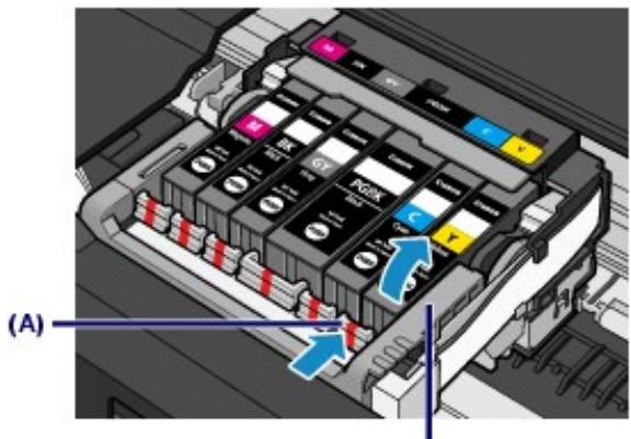 CANON PIXMA MG6150 - Retirez la cartouche d'encre dont le voyant clignote rapidement. - 1