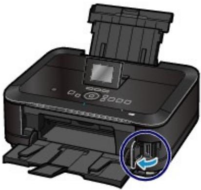 CANON PIXMA MG6150 - Mettez la machine sous tension et ouvrez le couvercle de l'emplacement de carte. - 1