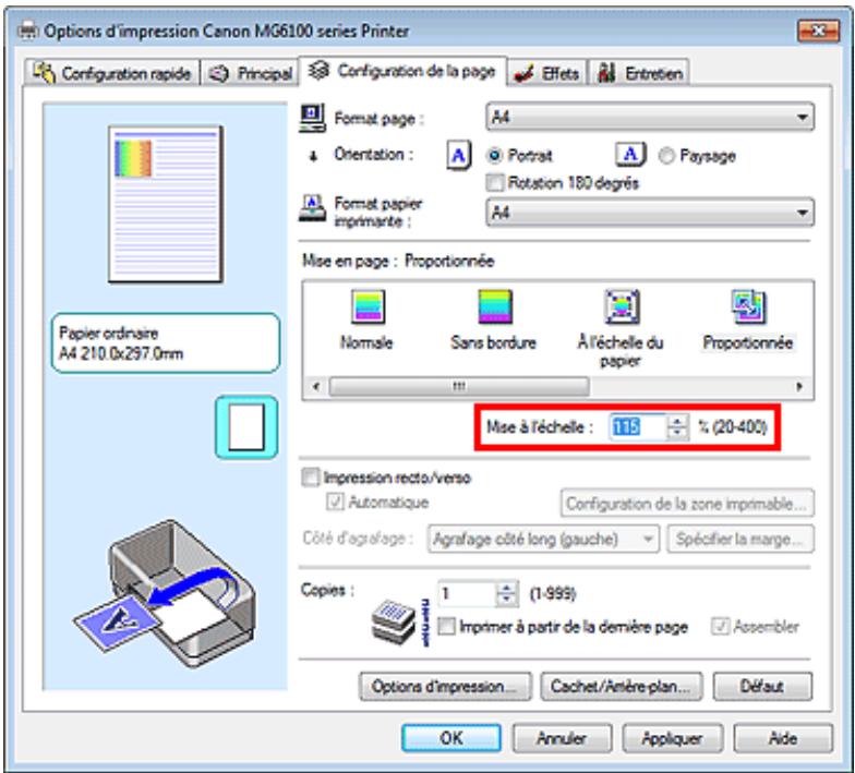 CANON PIXMA MG6150 - Impression proportionnée - 4
