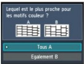 CANON PIXMA MG6150 - ■ Examen du motif de vérification des buses - 2