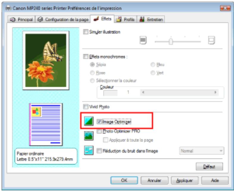 CANON PIXMA MP240 - Lissage des contours irréguliers - 2