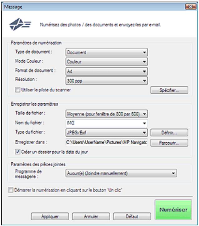 CANON PIXMA MP240 - Boîte de dialogue message - 1