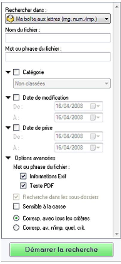 CANON PIXMA MP240 - Recherche avancée - 1