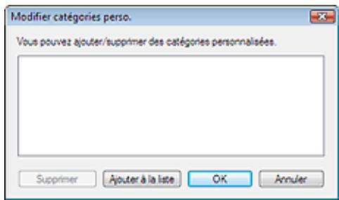 CANON PIXMA MP240 - Création de catégories personnalisées - 1