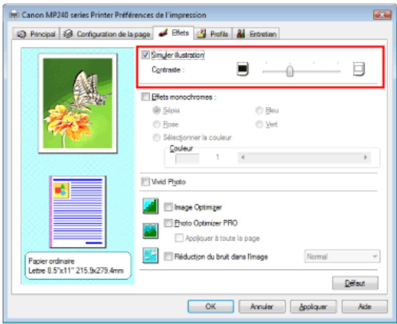 CANON PIXMA MP240 - Simulation d'une illustration - 2