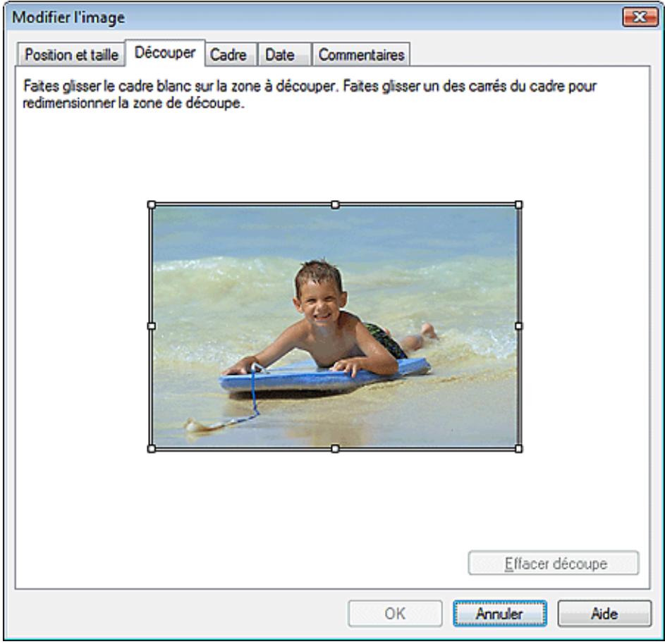 CANON PIXMA MP240 - Découpage des photos - 1