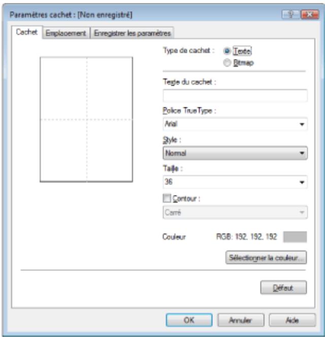 CANON PIXMA MP240 - Enregistrement d'un nouveau cachet - 3