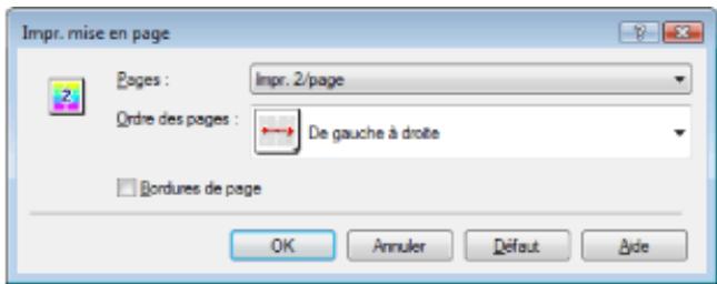 CANON PIXMA MP240 - Impression mise en page - 3