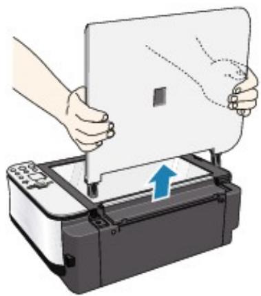 CANON PIXMA MP240 - - Retrait du capot de documents : - 1