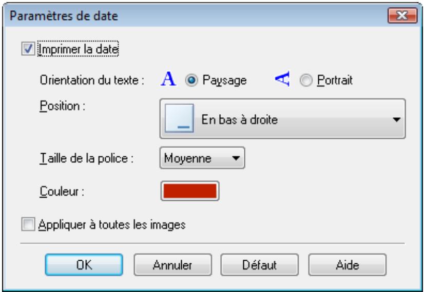 CANON PIXMA MP240 - Impression des dates sur les photos (impression photo) - 1