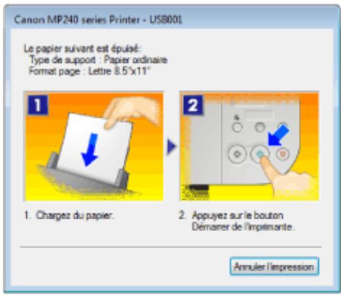 CANON PIXMA MP240 - Lorsque des erreurs se produisent - 1